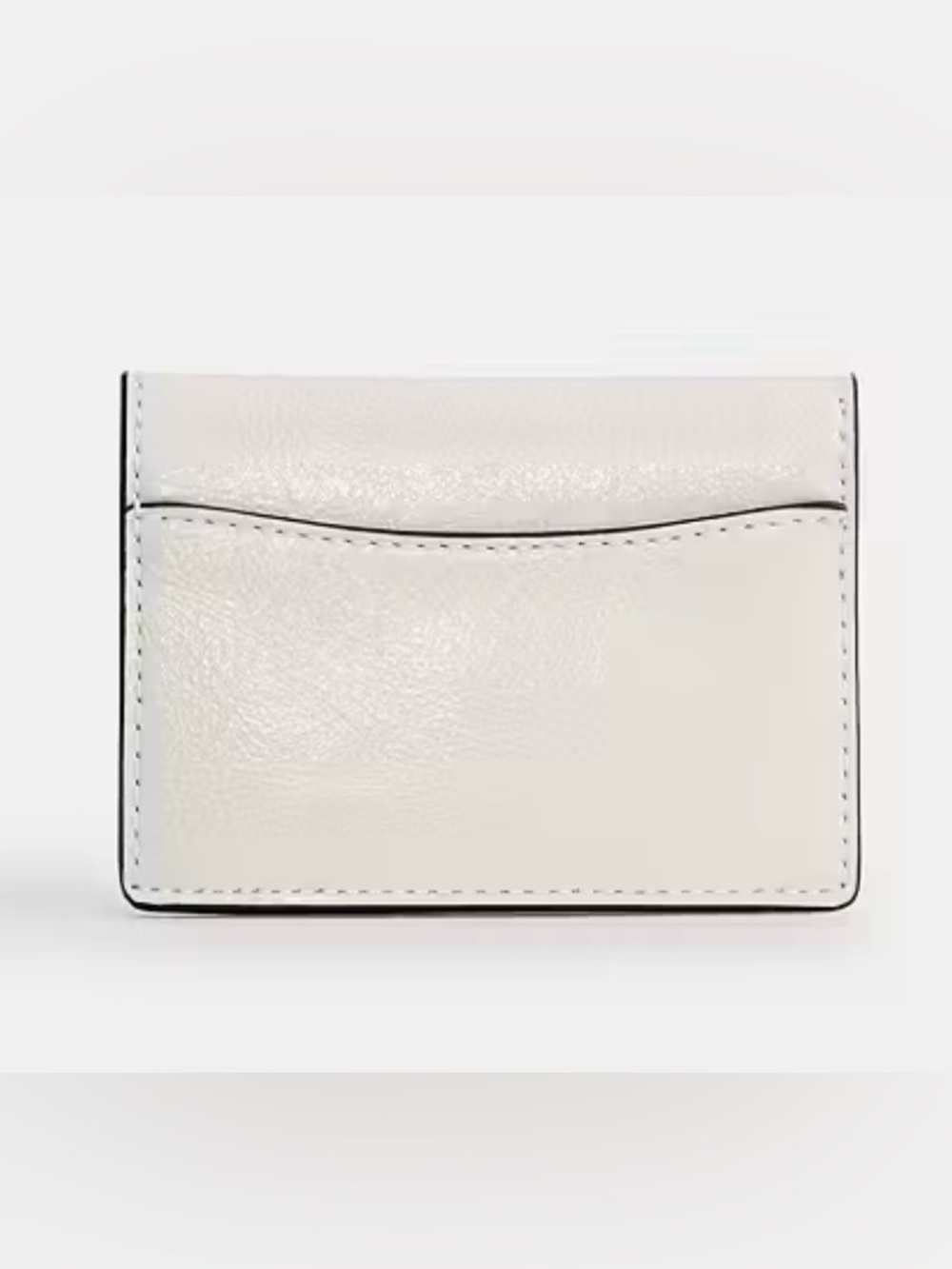 Coach Glazed Leather Card Wallet with Red Cherry Charm NWT Designer Whimsical - Picture 6 of 6
